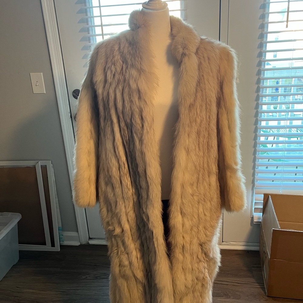 Saga Furs Tan Fur Coat